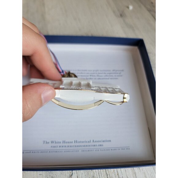 White house historical association building commemorative ornament Xmas - Picture 7 of 8